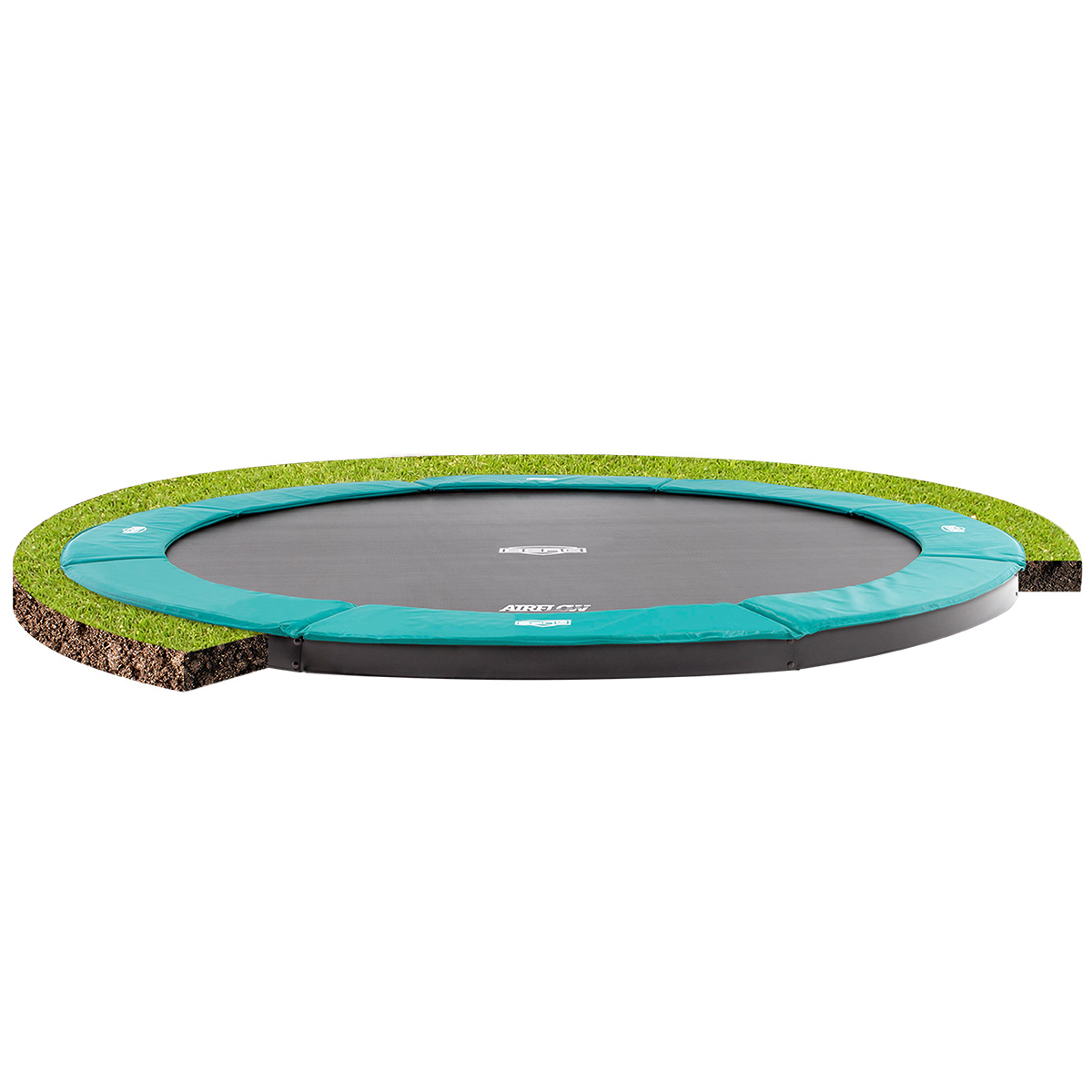 Berg Champion Trampolin FlatGround 330 cm Grün