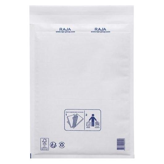 Raja Luftpolster-Versandtaschen PMBL4C Papier Weiss (100 Stk.) (PMBL4C)