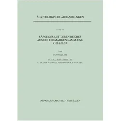 Särge des Mittleren Reiches aus der ehemaligen Sammlung Khashaba, Fachbücher von Günther Lapp