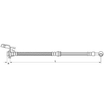 METZGER AUTOTEILE Bremsschlauch 4111048 für HYUNDAI