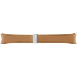 Samsung D-Buckle Hybrid Eco Leather Strap (20 mm, Eco-Composite, Ekologiniai batai, Ekoskóra, Fluorkautschuk, Fluoroelastomer, Kunstleder, Leder, Ökoleder, Vegan Leather), Uhrenarmband, Braun