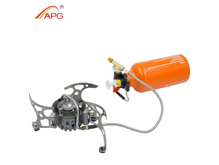 Réchaud à gaz portable APG multi-combustibles pour camping et pique-nique