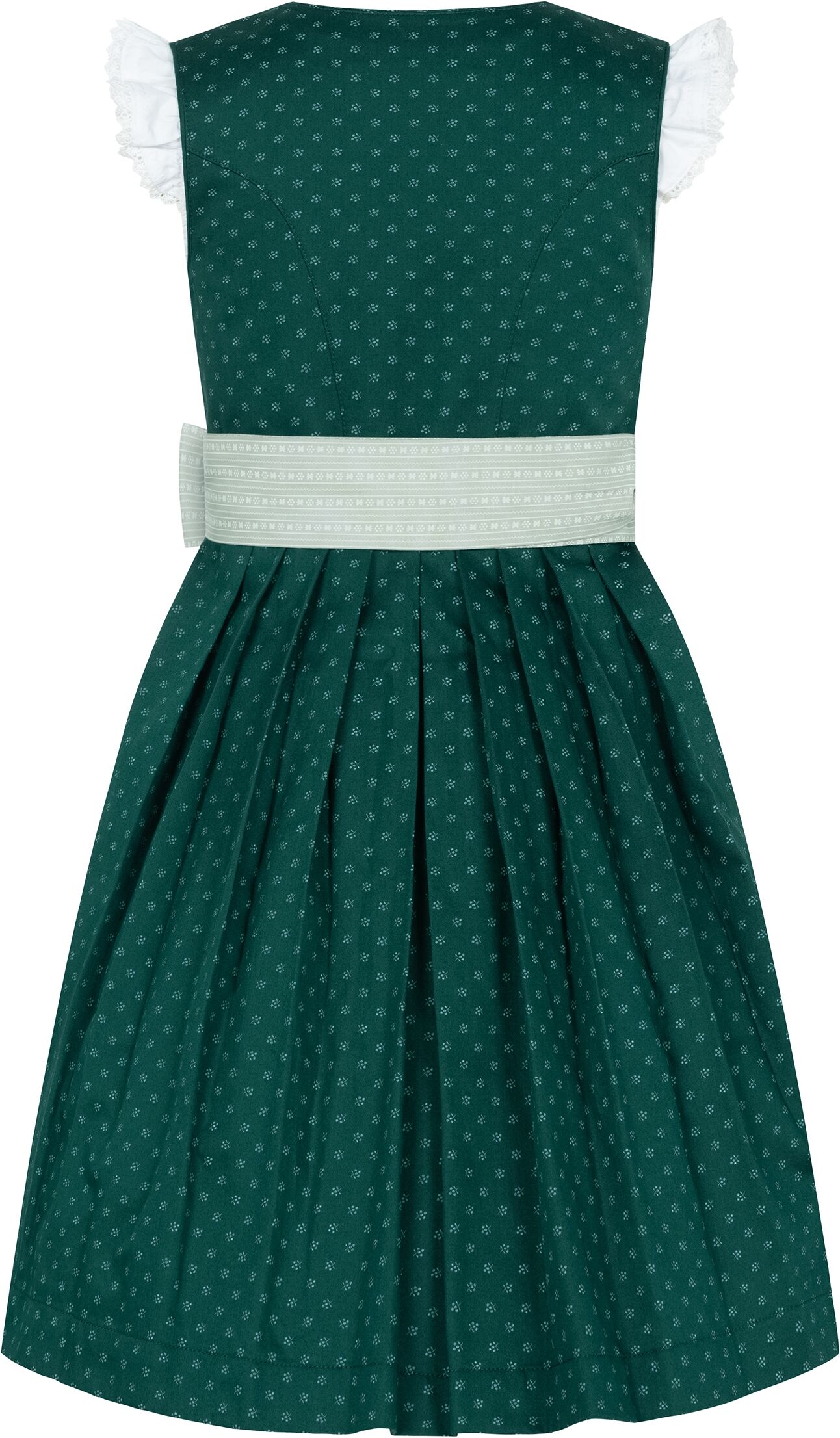 Dirndl NÜBLER "Kinderdirndl Fabia", Mädchen, Gr. 152, EURO, grün, Obermaterial: 100% Baumwolle CO., Kleider Dirndl