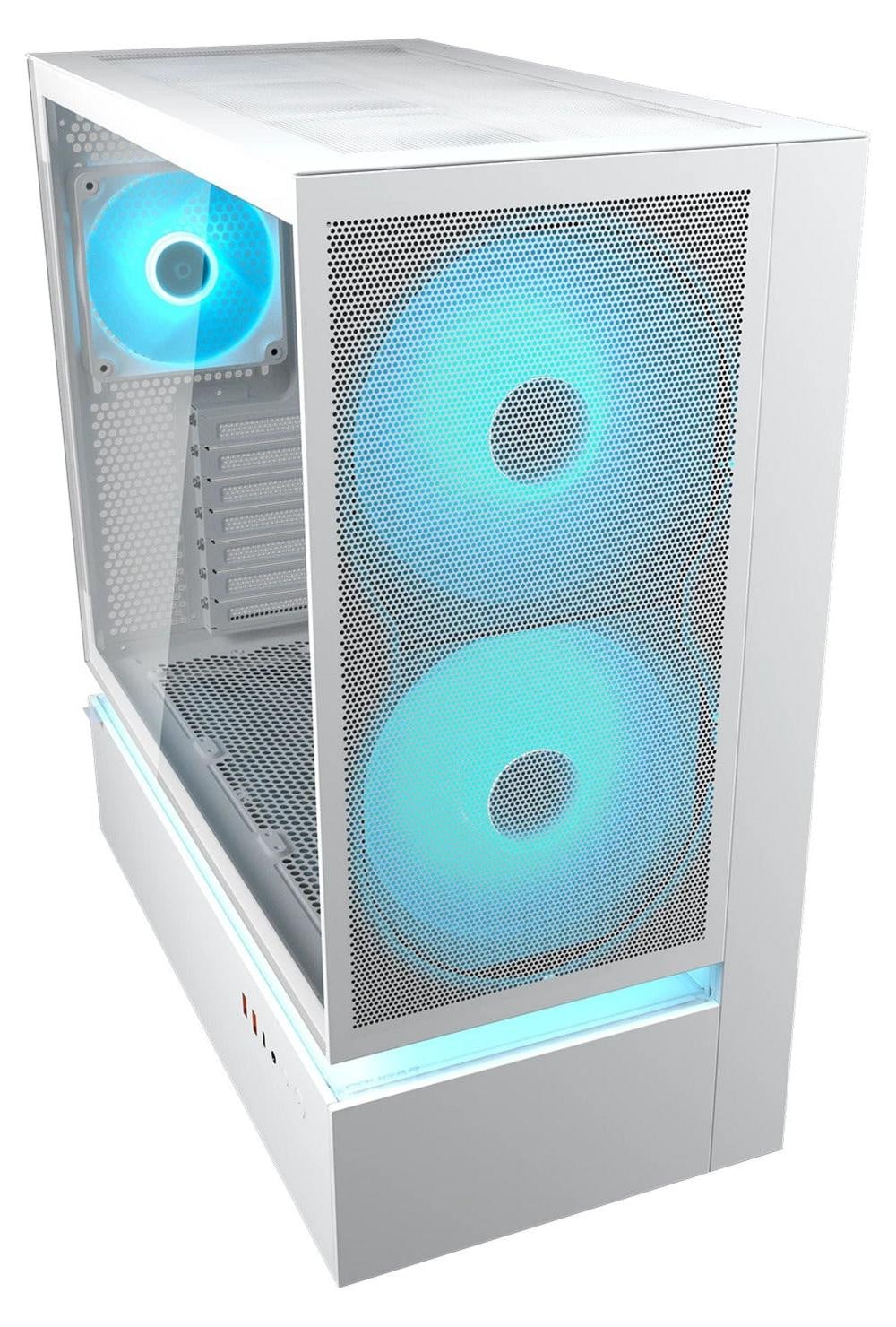 Cougar CGR-2DA4W-M CFV235 Midi-Tower Computerbehuizing, ARGB, Mesh, Wit