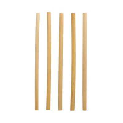 Papstar Schilf-Trinkhalme natur 20 cm, Ø 7 mm, bis 80 °C, 100er Pack