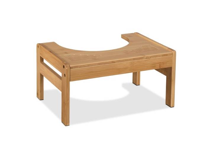 Relaxdays Toilettenhocker aus Bambus