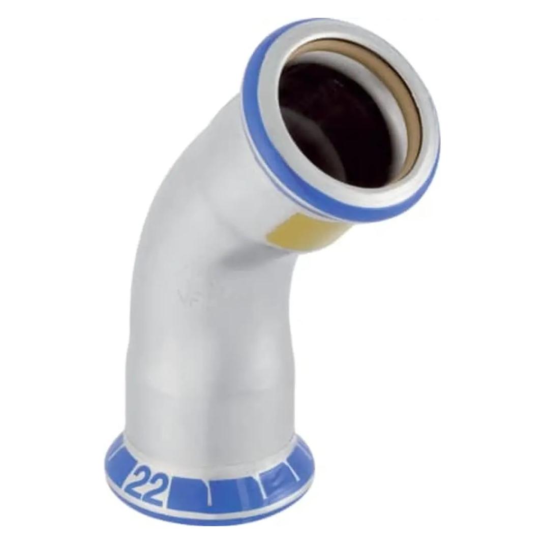 Geberit Gas-Bogen Mapress 90Grad, Edelstahl, d= 54mm (71184611)