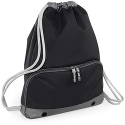 BagBase Turnbeutel Athleisure Sportbeutel BG542 black/black 35 x 49 x 9 cm