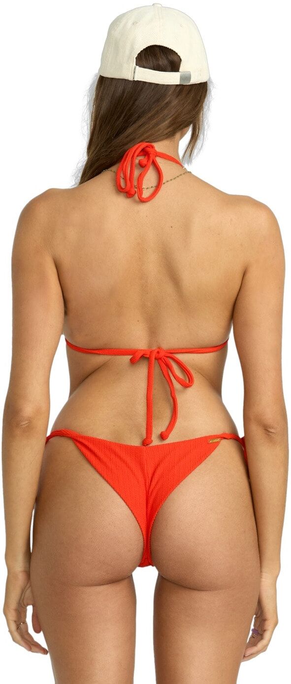 Bade-Shirt BILLABONG "Red Aloha", Damen, Gr. S, Cup B, rot (rot aloha), Recycled Nylon Elastane, Bikini-Oberteile Bade-Shirt