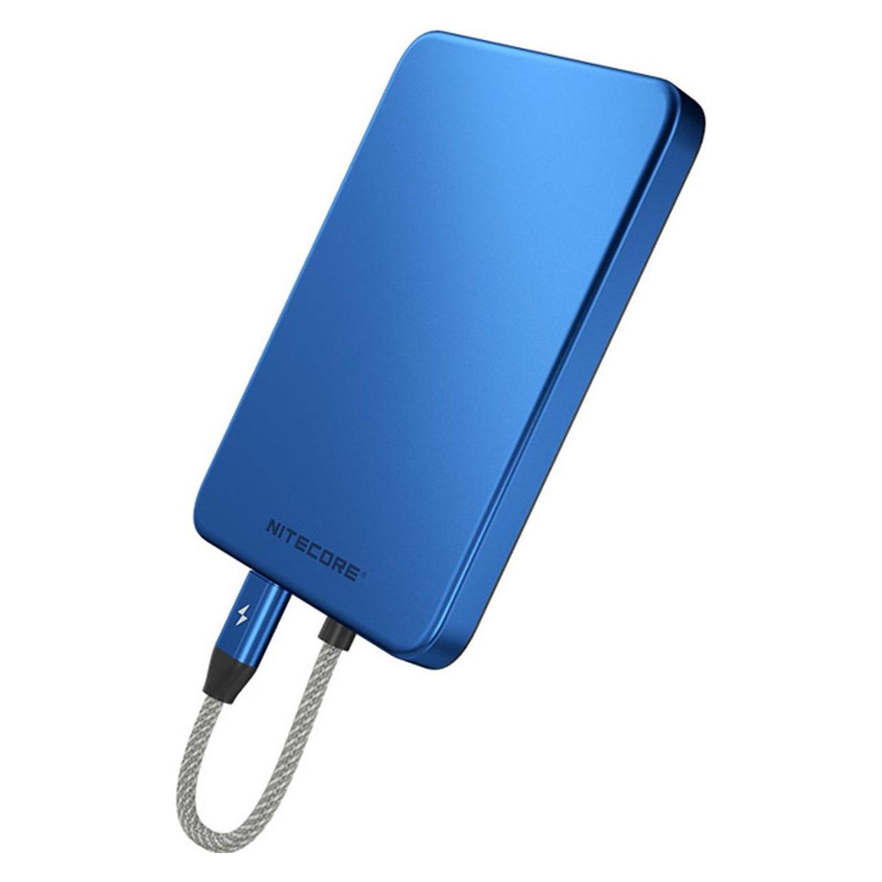 Nitecore POCKET 5 Magnetic Ultra Thin Power Bank Cobalt Blue (5000 mAh, 22.50 W) (NITECORE)