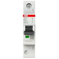 ABB SX201-B25 Sicherungsautomat Flexline B-Char., 6kA, 25A, 1P FlexLine Push-in Technologie 2CDS251003R0255