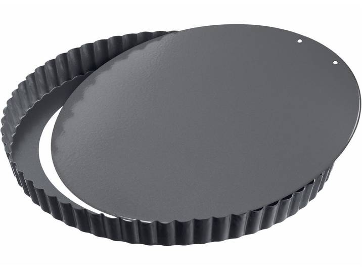 Quicheform KAISER BACKFORMEN La Forme Plus , schwarz, Ø:28cm, Stahl, Küchenformen, Quicheform, Antihaftbeschichtet, backofenfest, Made in Germany