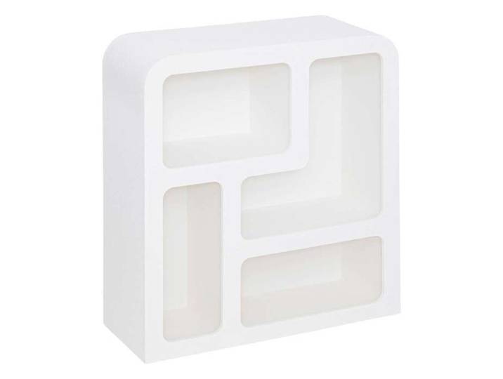 Atmosphera - Etagère de rangement 4 niches SOLEYA - Blanc