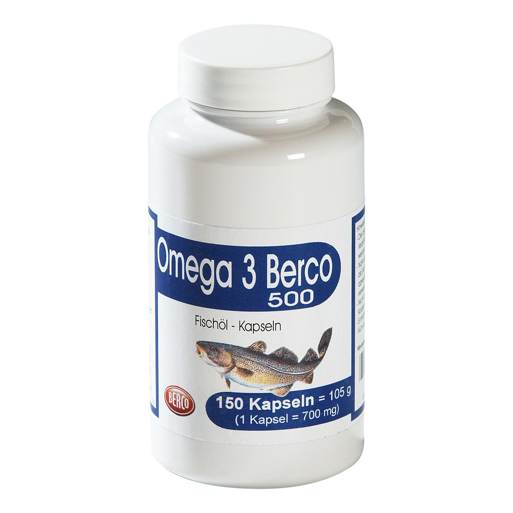 Berco-ARZNEIMITTEL Omega 3 Berco 500 Kapseln 00114979