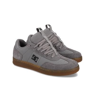Schnürschuh DC SHOES "DC Astrix", Herren, Gr. 6, grau (grau, gum), Obermaterial:61.35% Leder, 38.65% Synthetikmaterial., Schuhe Schnürschuh
