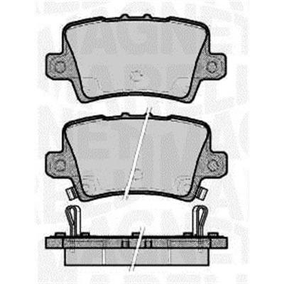 MAGNETI MARELLI Bremsbelagsatz, Scheibenbremse 363916060621 für HONDA