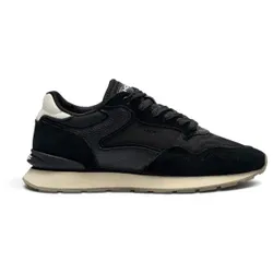 HOFF für Herren. 22602431 City Leder Sneakers schwarz (44), Wohnung, Wildleder, Schnürsenkel, Lässig