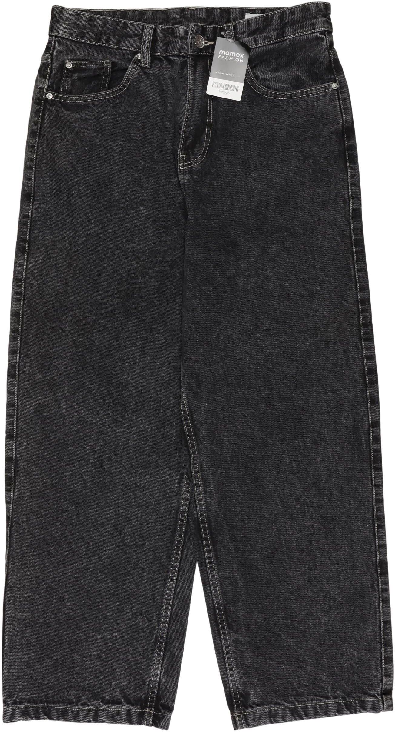 bershka Herren Jeans, Grau, Gr. W29, Baumwolle - Second Hand