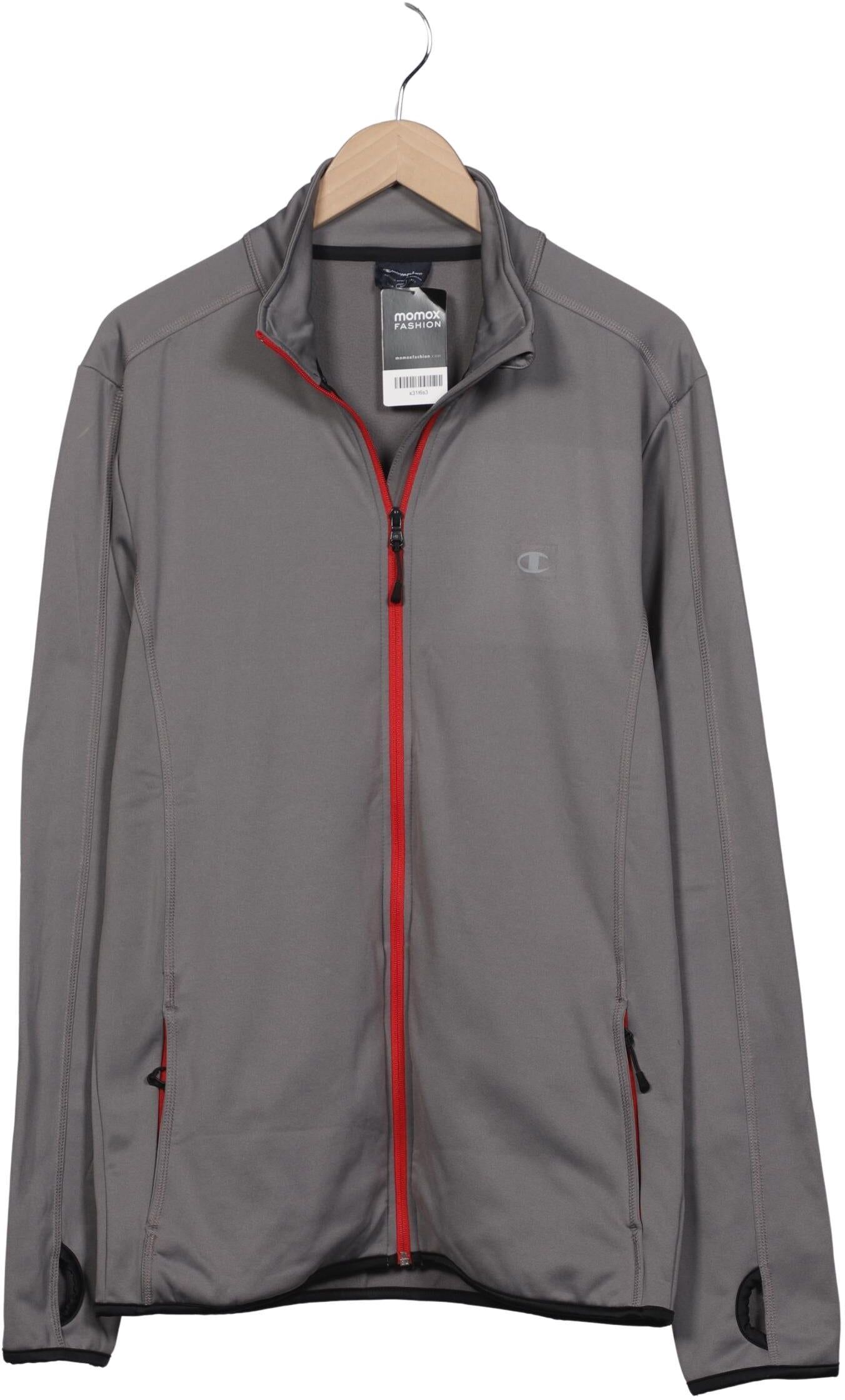 Champion Herren Jacke, Grau, Gr. XL, Synthetik - Second Hand