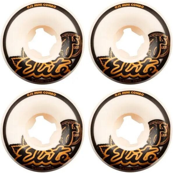Skateboard Rollen OJ's Elite Combo 101A 4 Stk. (54mm - Weiß)