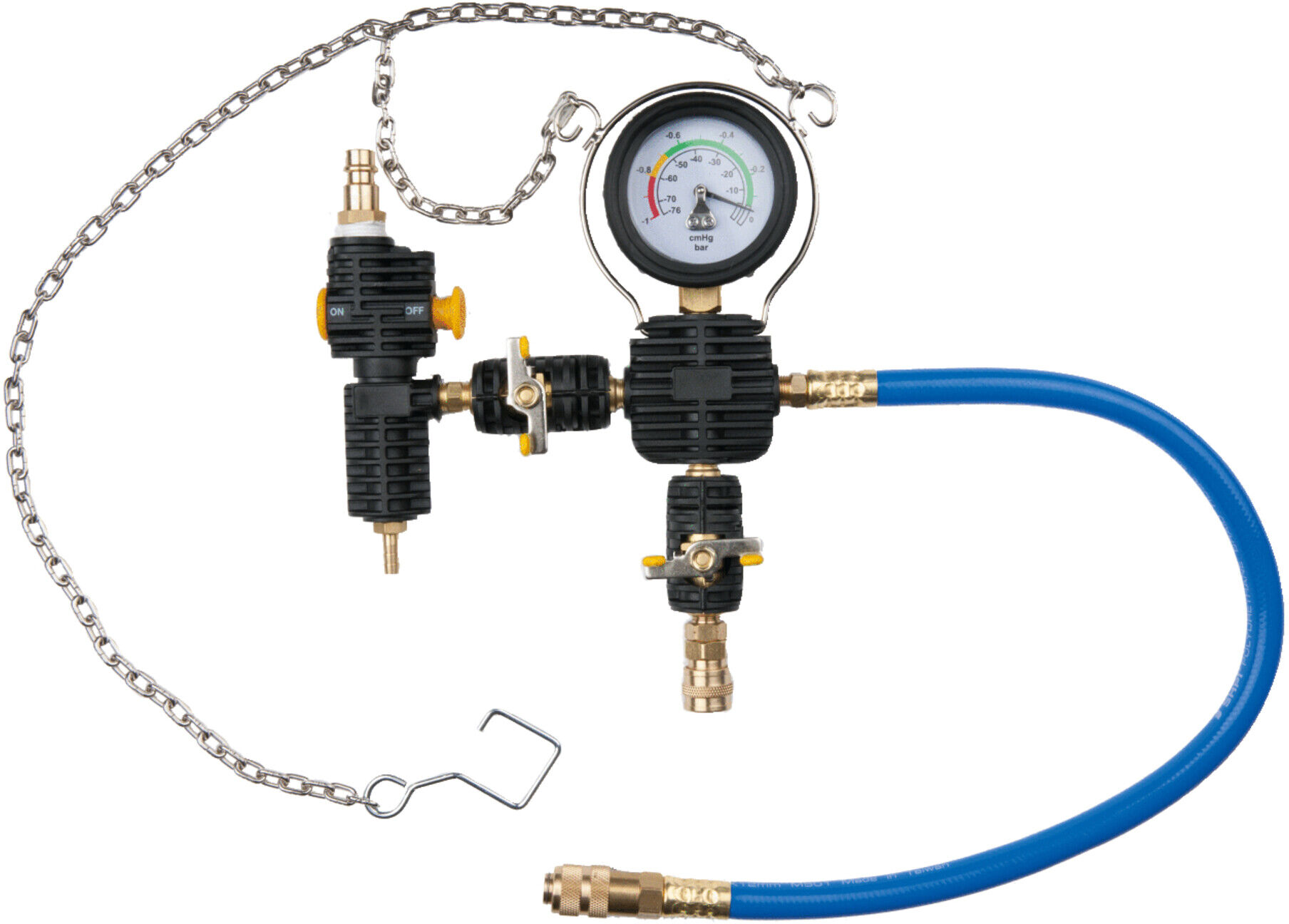 KS Tools Kühlsystem-Vakuum-Fülleinheit, Manometer bis 76cm (150.1960)