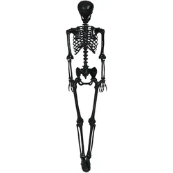 Metamorph Schwarzes Skelett Mick – Halloweendeko 90 cm
