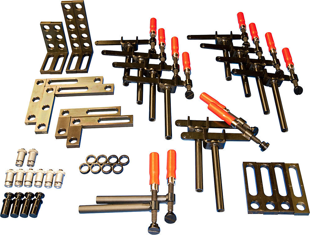 kaiserkraft Starter-Set Spannwerkzeuge, ohne Wagen, HxBxT 500 x 500 x 400 mm