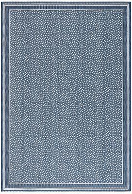 "Mariana Indoor/Outdoor Rug - Navy, 5'3"" x 7'7"" - Ballard Designs"