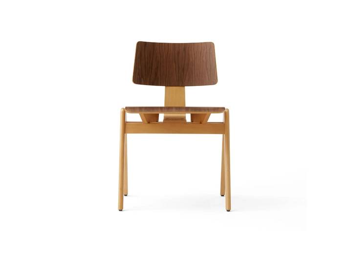 &Tradition Chaise d appoint Daystak RD1 Beech-walnut'