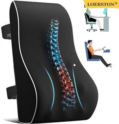 Uplifted Finds Memory Foam Lumbar Support Cushion For Car And Office Chair Back Relief Memory Foam Lumbar Support Cushion For Car And Office Chair Back Relief