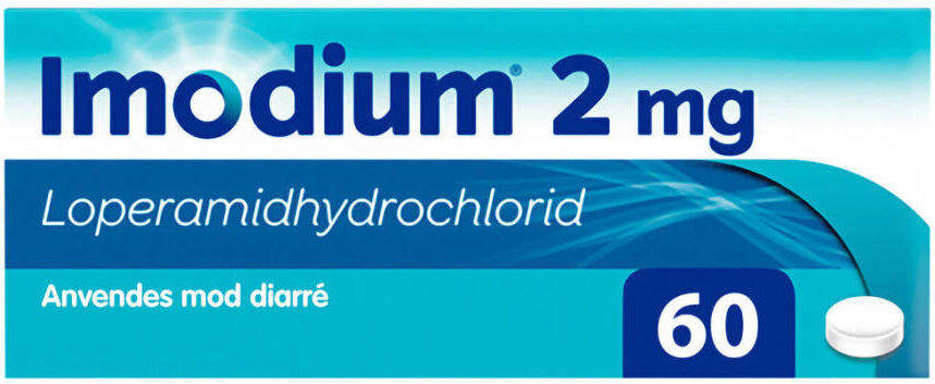 Imodium 2 mg (Håndkøb, apoteksforbeholdt) 60 stk Tabletter