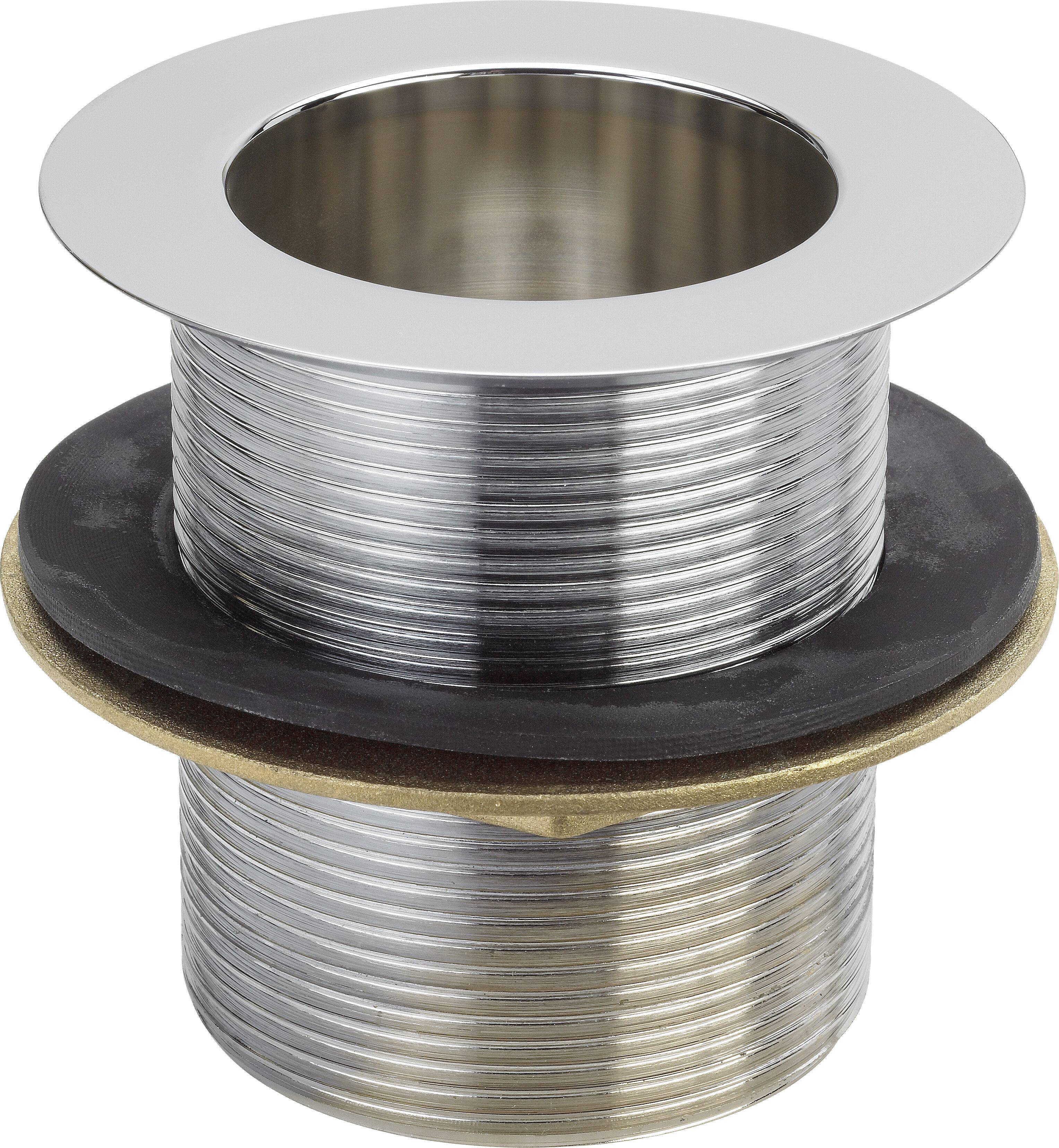 Viega partie inférieure 129804 G 2000 2000 / 2x70mm, laiton chromé, pour colonne montante