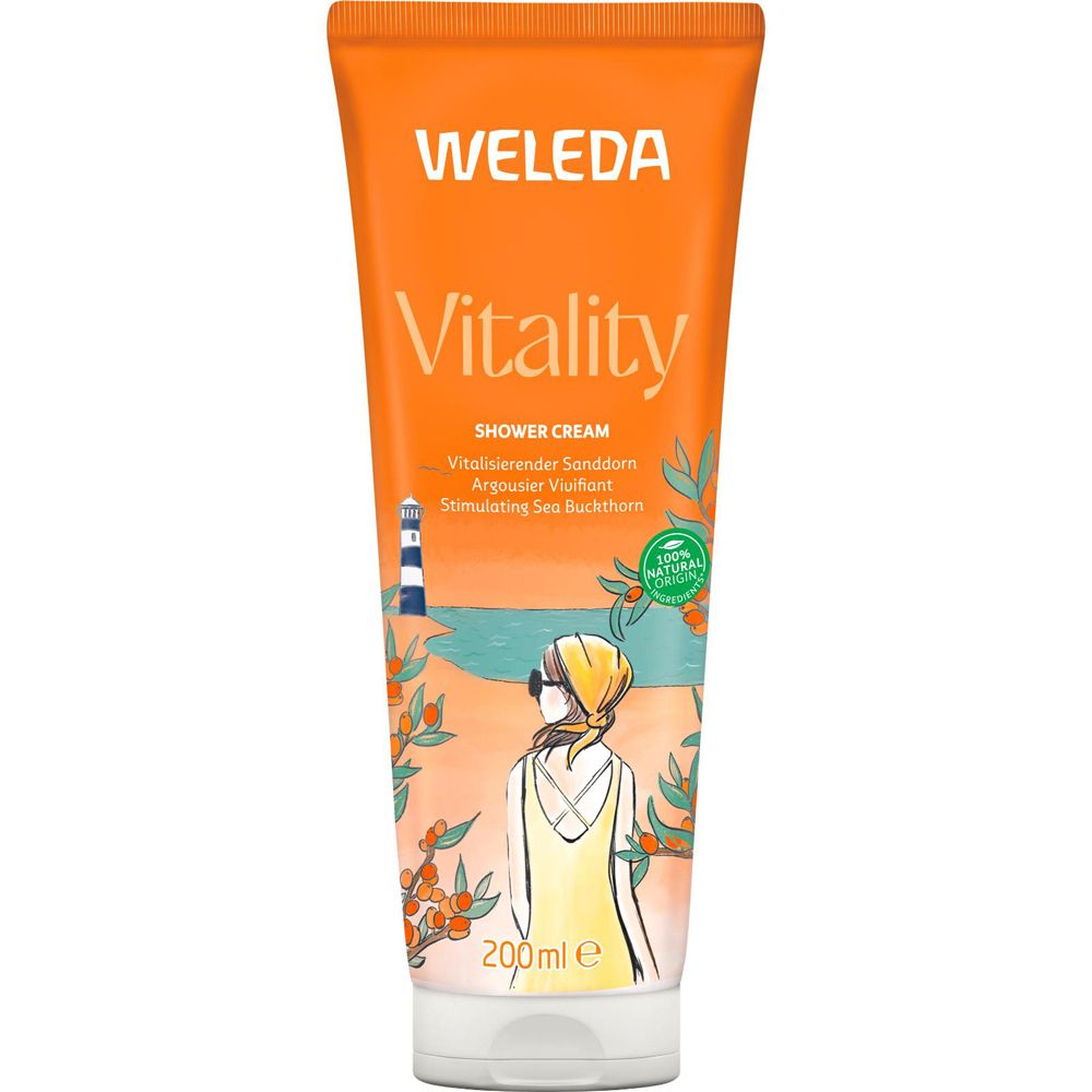 Weleda Vitality Shower Cream Sanddorn 200 ml Duschgel
