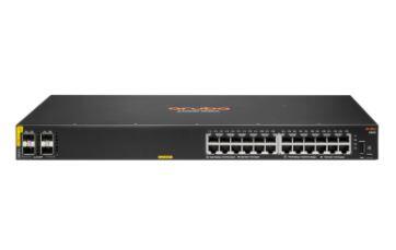 HPE Networking CX6000 Switch 24-Port 1GBase-T 4-Port 1G SFP 370W Klasse 4 PoE rackmountfähig R8N87B#ABB