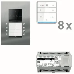 TCS PAUF082/005 audio:pack PRO 8WE Außenst. ASU 8T UP 8x Freisprecher ISW6010 Steuergerät PAUF082005
