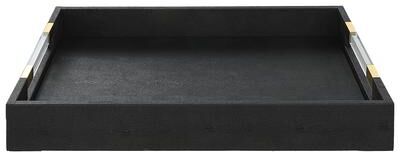 Uttermost Wessex Shagreen Tray - 19 W x 2.625 H x 13.875 D (inches)