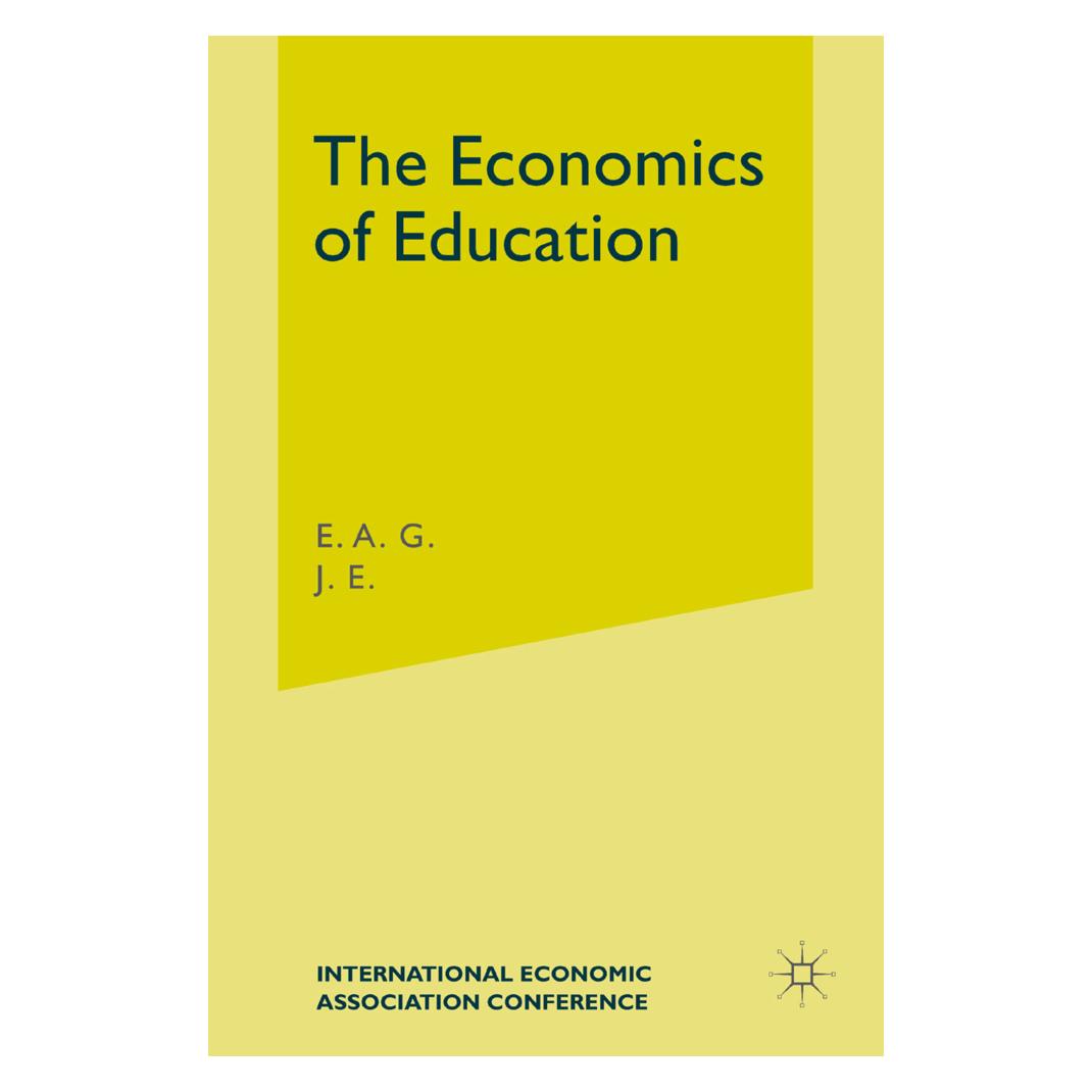 Springer The Economics of Education (Englisch, Softcover, E A G Robinson, J E Vaizeyd) (55817375)