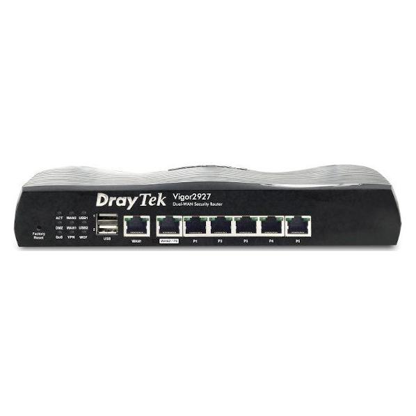 Draytek Vigor2927 Kabelrouter Gigabit Ethernet Schwarz (Vigor 2927)
