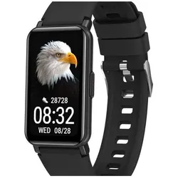 Maxcom Smartwatch Fit FW53 nitro 2 black (43 mm, Schwarz, ohne SIM), Smartwatch