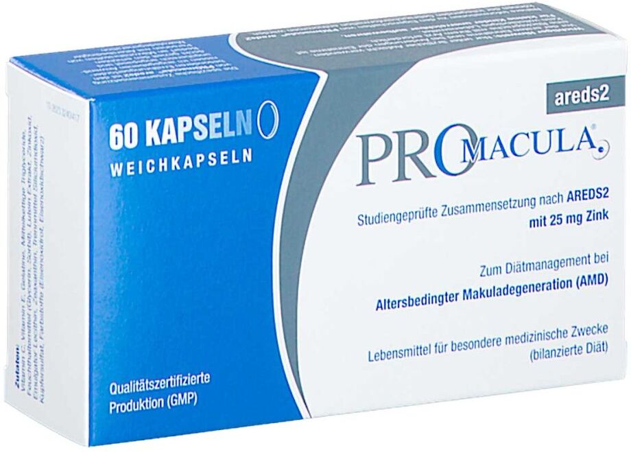 PRO MACULA areds2 bei Makuladegeneration 60stk