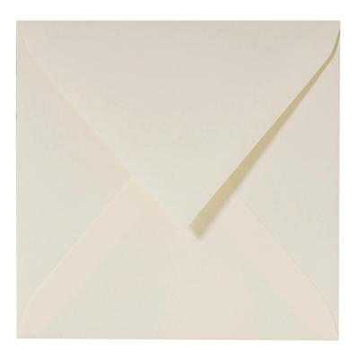 G.Lalo 5x Pack 20 Umschläge Vélin aus Hadern, 140x140mm, 125g - Creme 28200L