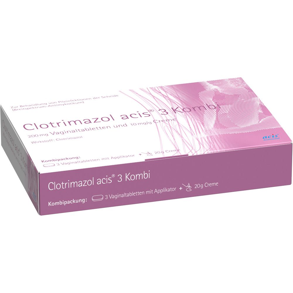 Clotrimazol acis 3 Kombipackung 1 St