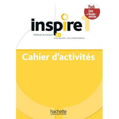 Inspire 1 - Pack Cahier + Version numerique - A1, Taschenbuch von , Hachette Books Ireland, 978-2-01-714182-2