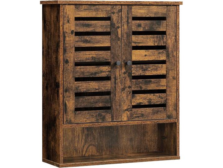 Wandschrank 60x20x70 cm Badschrank Vintage Braun