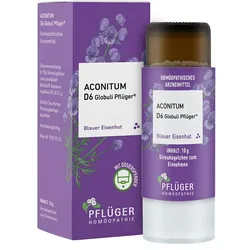 ACONITUM D 6 Globuli Pflüger Globulispender 10 g