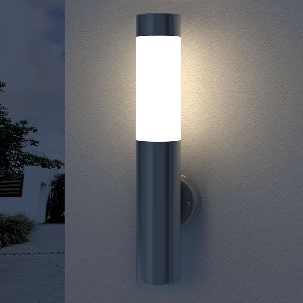 vidaXL Applique murale RVS pour intérieur et extérieur étanche
