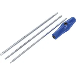 BGS Spezial-Schraubendreher-Satz | T-Profil (für Torx) | Innensechskant | 4-tlg.