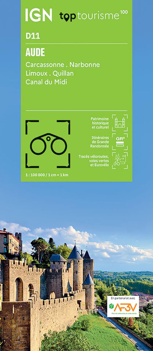 Collectif - 11 Aude Carcassonne: 1:100000 (TOP 100) - Preis vom 09.10.2026 07:28:09 h