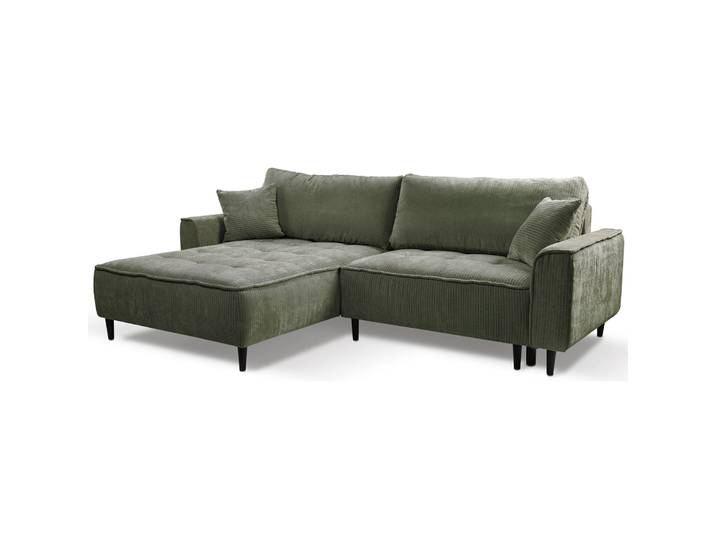 Ecksofa mit Schlaffunktion Blues, L-förmig, linksseitig, mit