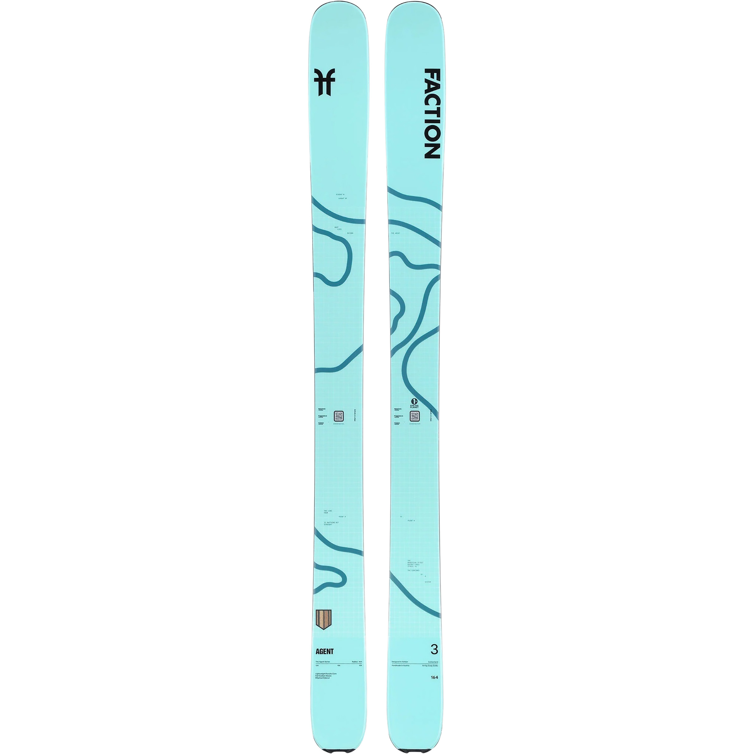 Faction Agent 3 Freerideski 26/27 Ski blau Größe 172CM Freeride